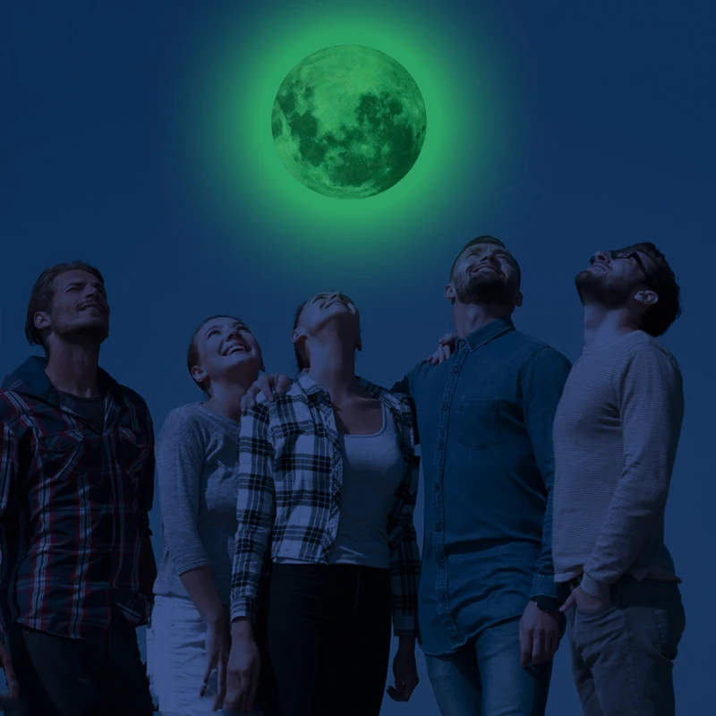 1 шт. 3D световой пузырь Зимние детские носки со звездами в крапинку Луна стены