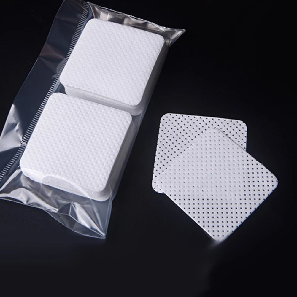 Салфетки хлопковые безворсовые для удаления клея с ресниц 100 шт. | Красота и