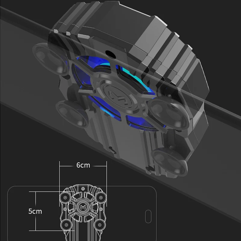 MEMO мобильный телефон кулер PUBG контроллер ручка светодиодный светильник