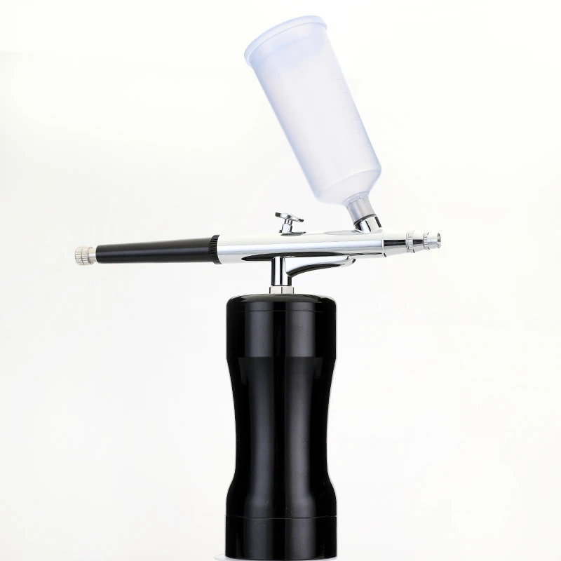 

Airbrush Set, Single Action Airbrush Rechargeable Mini Air Compressor, Suitable for Hobbies, Crafts, Paint Decoration