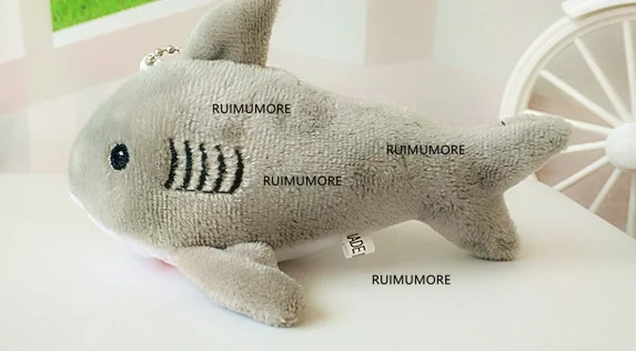 12cm multi-color- cute shark plush toy, Stuffed& Plush Animal Baby Toys doll, size 7-21cm, gift plush toys For kids - Цвет: 12cm