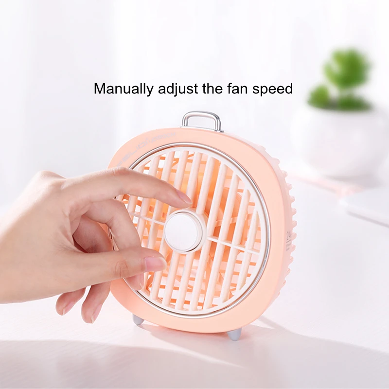 Мини-вентилятор светильник настольный вентилятор с USB многофункциональный