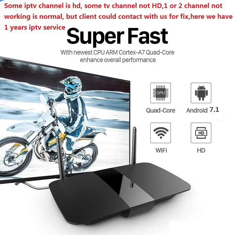 Android tv Box с дато 1 год IP tv Франция арабский Италия Испания Португалия 1 год IP tv Франция арабский Италия Испания Португалия