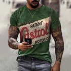 Мужская футболка с коротким рукавом, с принтом и надписью