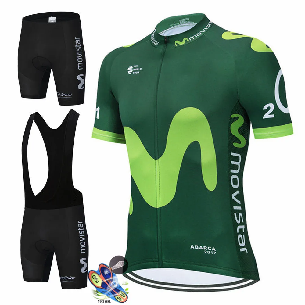 

2022 Movistar Cycling Jersey Set Breathable MTB Wear Bike Cycling Clothing Maillot Ciclismo Bicycle Clothes Cycling Set Bicycle