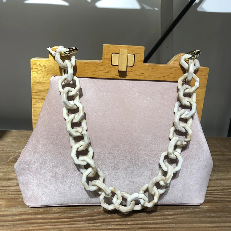 Женская сумка футляр для мороженого Роскошная вечерняя сумочка с деревянной