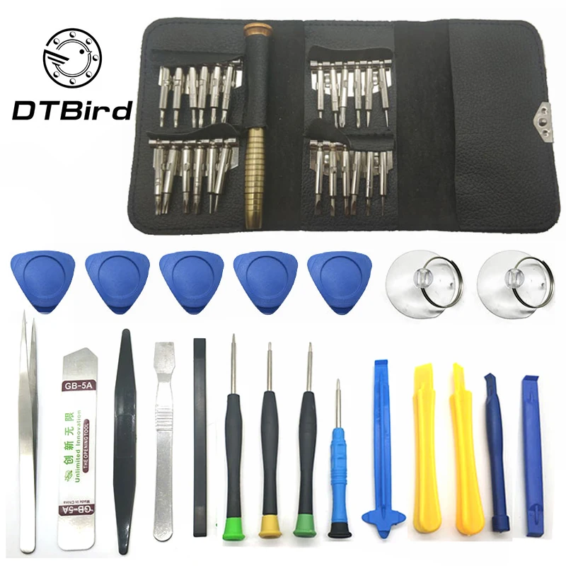 

11 In 1 Cell Phones Opening Pry Mobile Phone Repair Tool Kit Screwdriver Set For Iphone Samsung Xiaomi Accessory Bundles DT6
