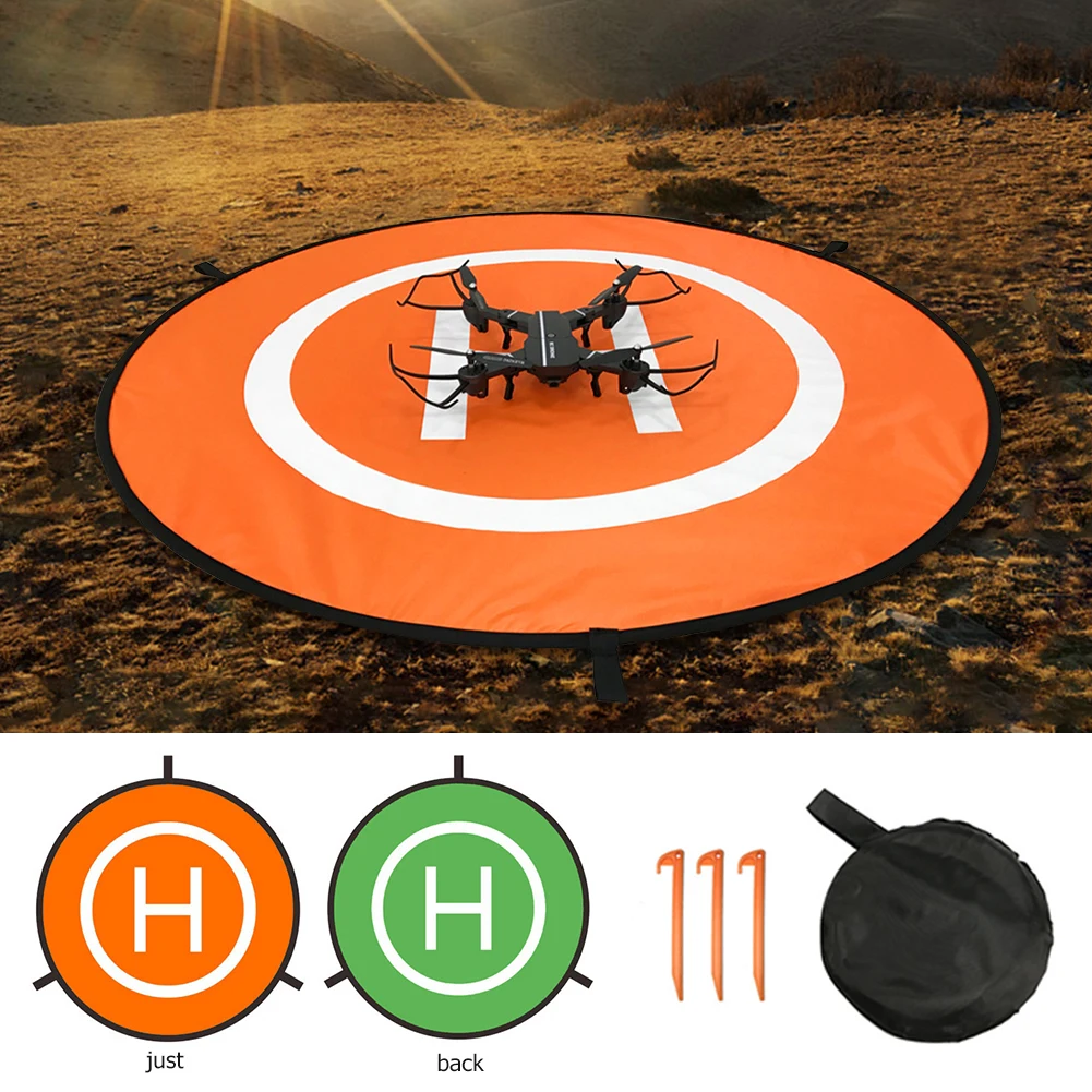 

Waterproof Oxford Landing Pad 55cm 75cm Foldable Parking Apron Drone Accessories for Outdoor Propeller Playing Decor
