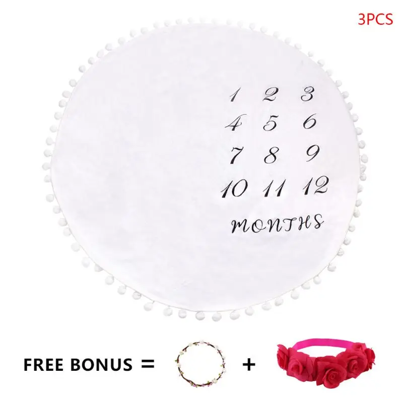 3 шт./компл. для маленьких мальчиков и девочек фотографии детей круглый волновой