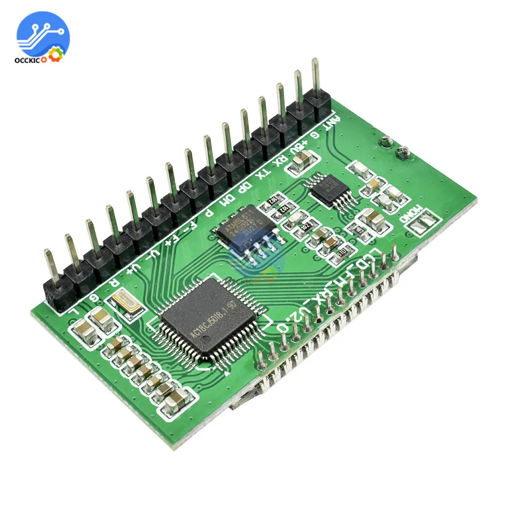 PLL lcd 87-108 МГц цифровой fm-радио передатчик/приемник модуль беспроводной микрофон стерео плата Цифровое шумоподавление