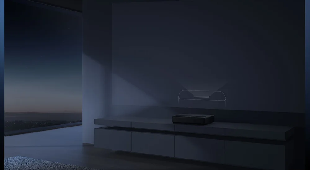 Xiaomi Mijia 4K лазерный проектор домашний кинотеатр тв проектор короткий фокус 5000 люмен Wifi Bluetooth 3D проектор dpi видео проектор