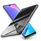 Чехол из ТПУ для Vivo Y15, Y31, Y9S, Y11, Y50, Y72, Y91, V17, V19, прозрачный, мягкий, амортизирующий, тонкий, 1 мм