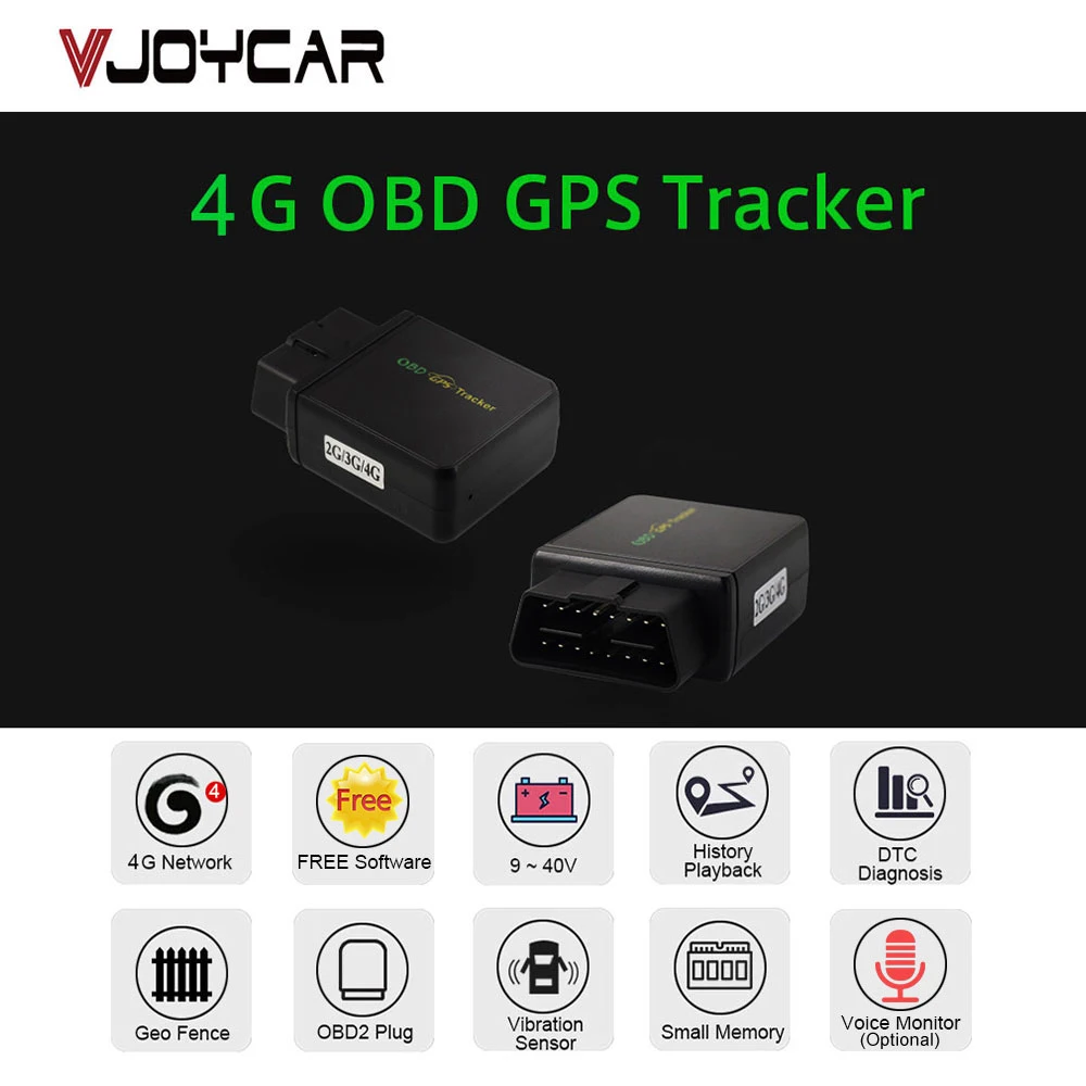

Real 4G GPS Tracker OBD2 Car OBD Mini Rastreador Google Maps Tracking gps Locator Move Sensor Over Speed Alarm Diagnostic Tool