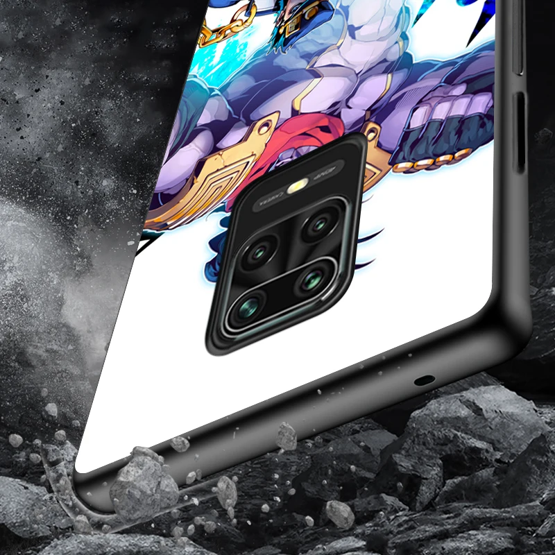 

JoJo Bizarre Adventure Anime For Xiaomi Redmi Note10 10S 9T 9S 9 8T 8 7 6 5A 5 4 4X Prime Pro Max Black Phone Case