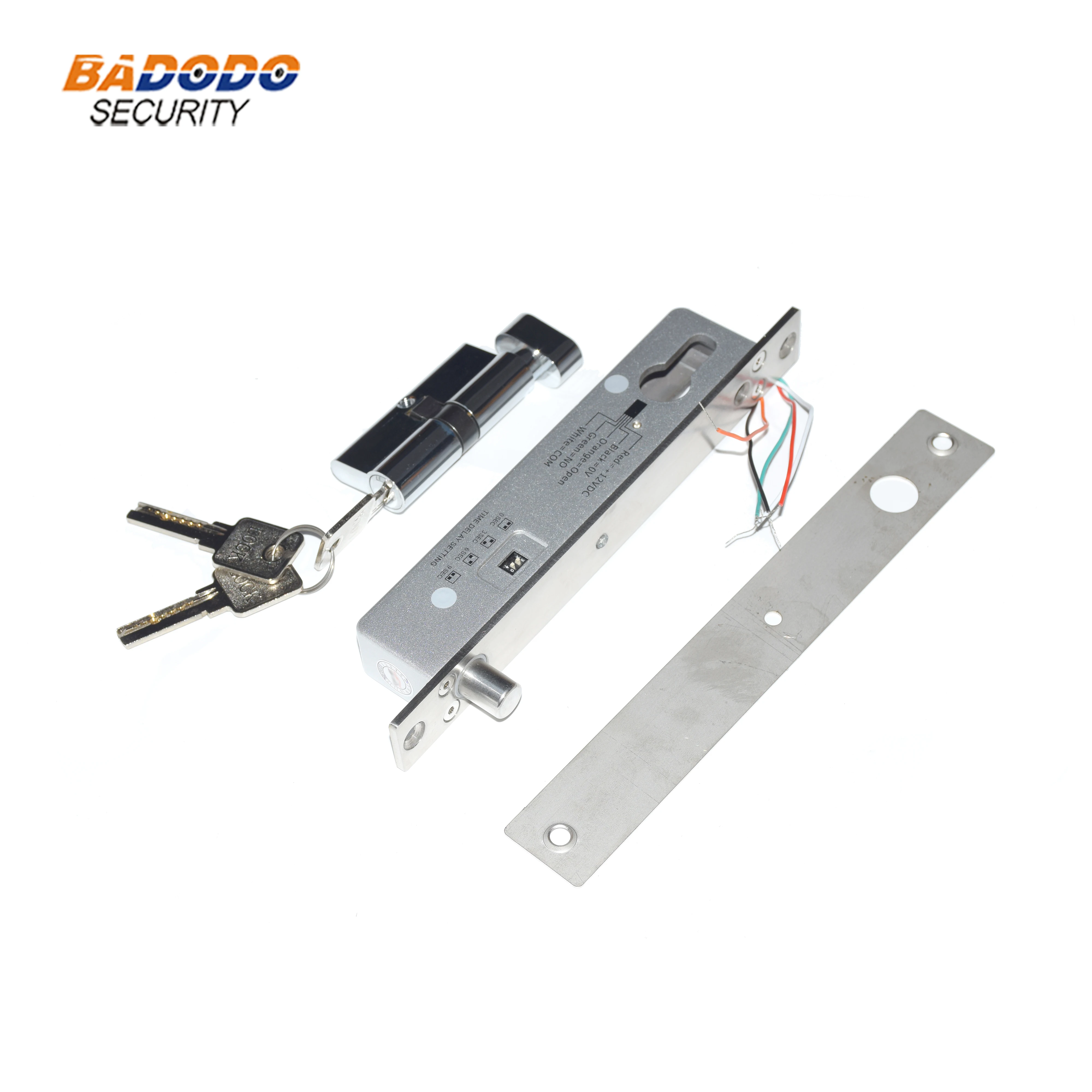 Электрический Болтовой замок DC 12 В с блокировкой цилиндрическая Блокировка для