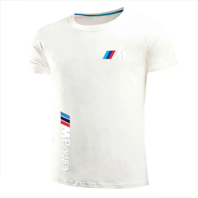

2021m power summer cotton men's Fashion Print Top Casual Short Sleeve neutral round neck hip hop T-shirt Sports Top