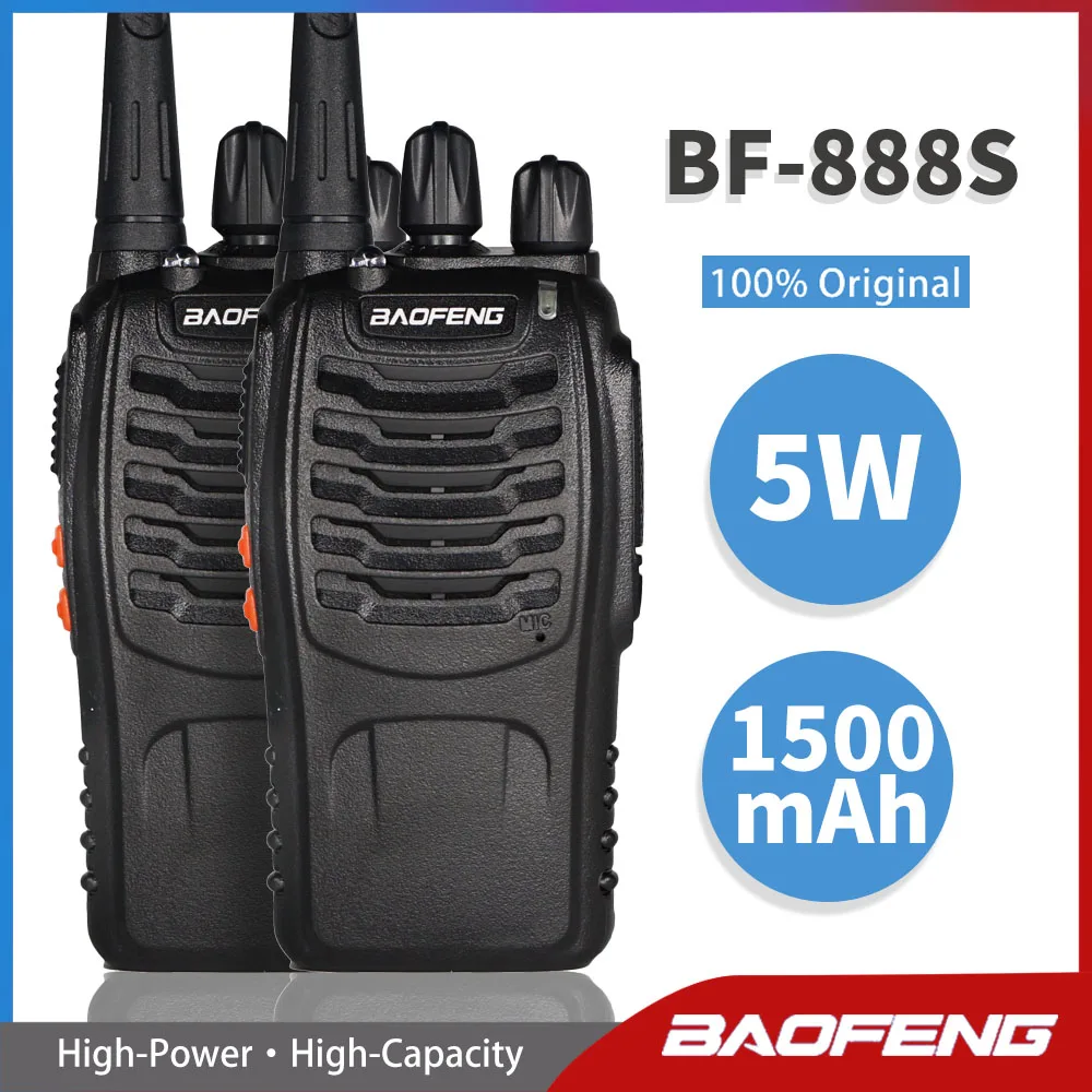Рация Baofeng BF888S портативная двухсторонняя рация 2 шт. 5 Вт | Мобильные телефоны и