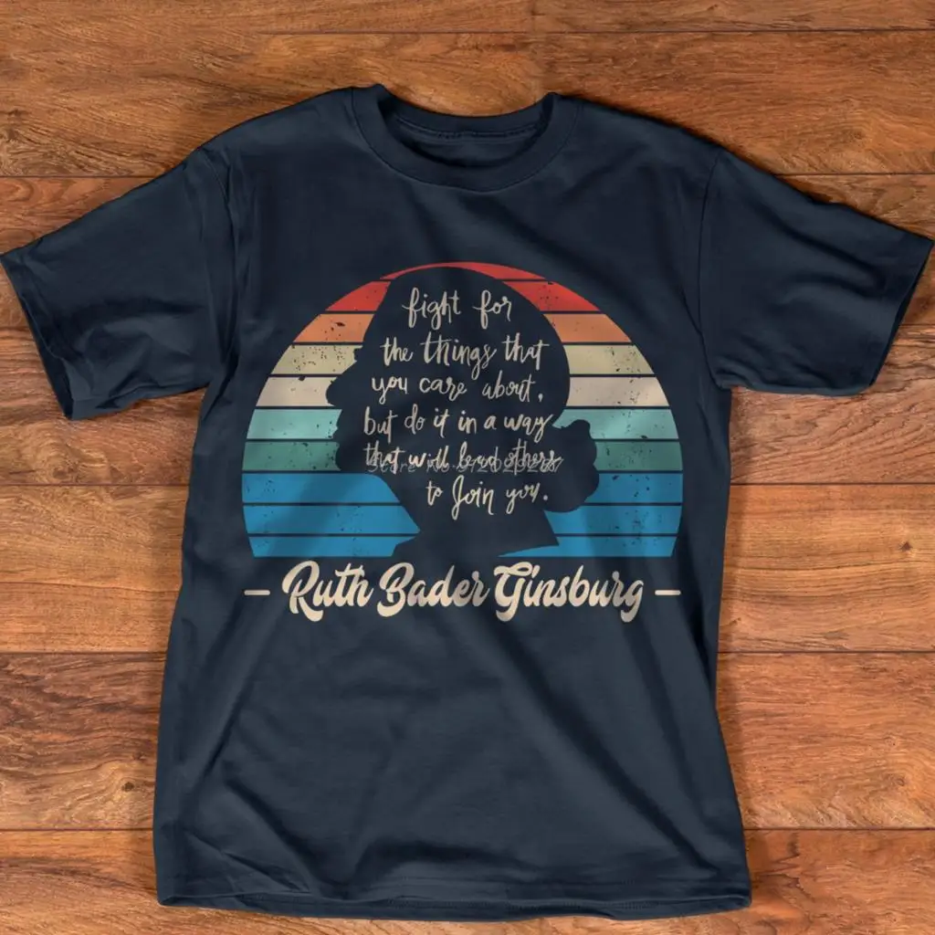Винтажная известная RBG Футболка Рут Бадер гинсбург унисекс футболка мужские