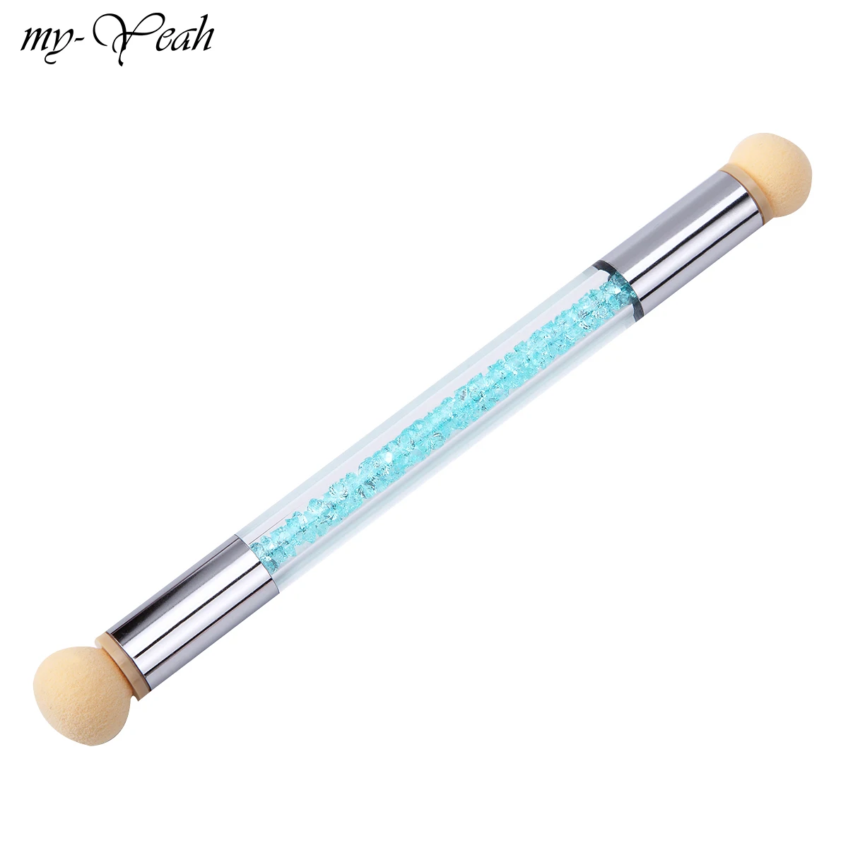 Двухсторонний Гель лак для ногтей градиентная расцветка перенос штампа Губка