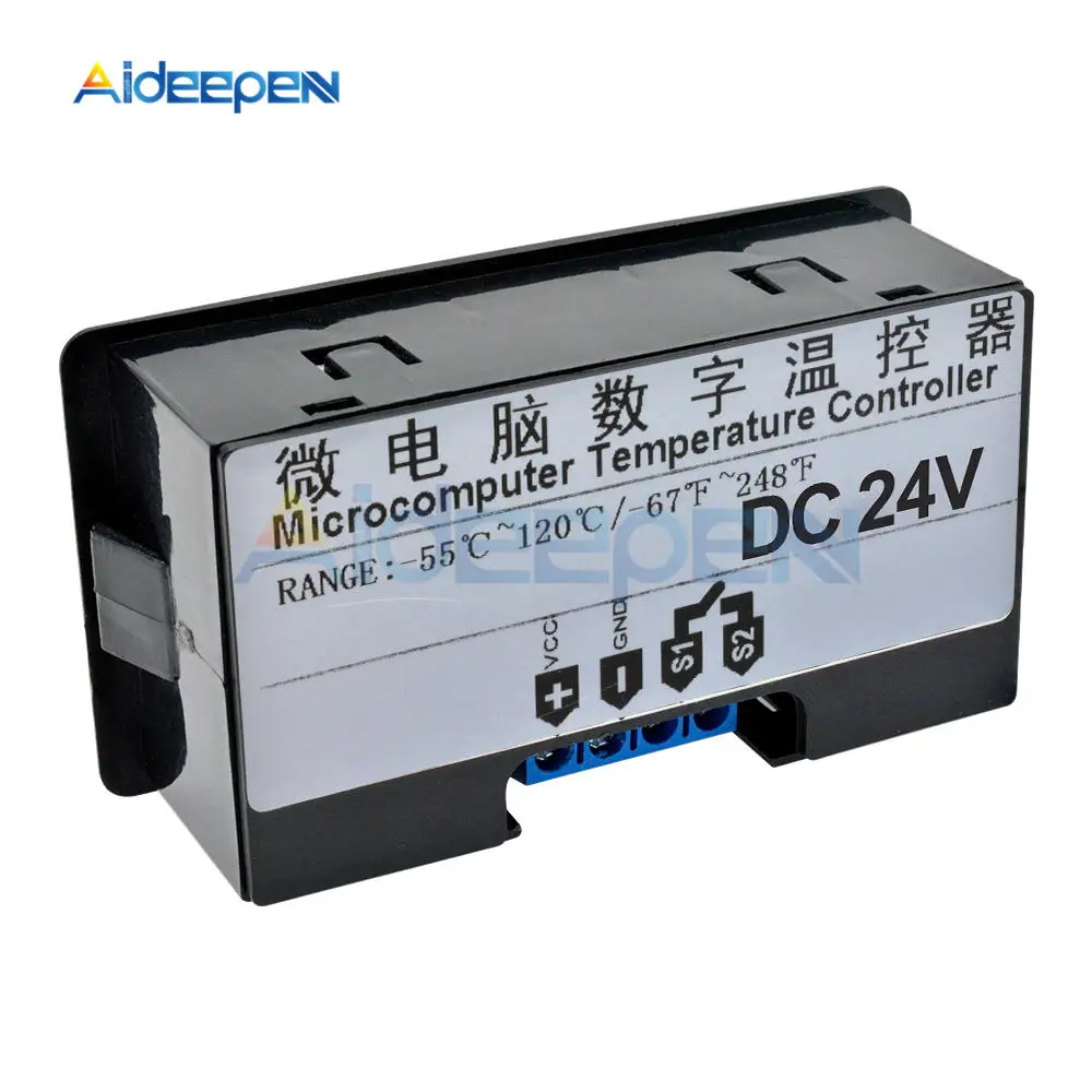 W3231 AC 110 V-220 V DC12V 24V Цифровой термостат регулятор температуры Измеритель Тестер Один/двойной дисплей Замена W3230