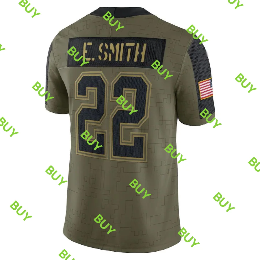 

Индивидуальный стежок, Мужская футболка Cowboys Emmitt Smith 2021, ограниченная серия игроков