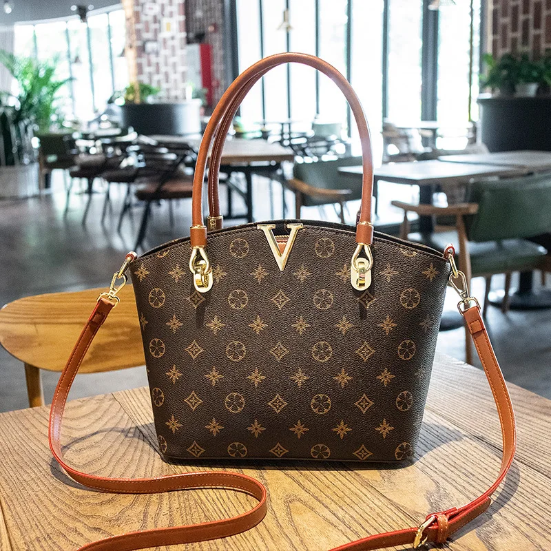

Genuine Leather Handbags New Fashion Large-capacity Shopping Bag All-match Shoulder Satchels Purses Tote Bags for Women Sac