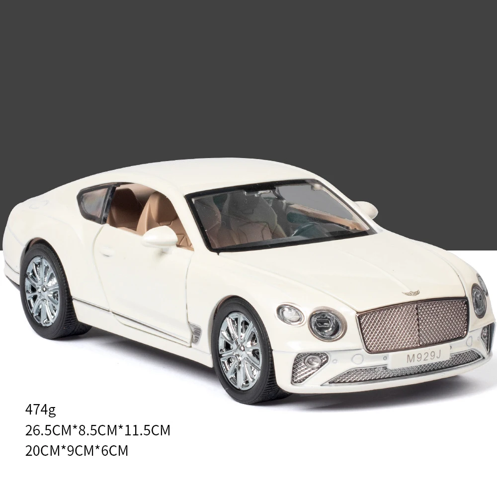 1/24 High Alloy Toy Car for Mulsanne Extended Edition Metal Vehicle Model Toys With Sound Light Open Doors | Игрушки и хобби