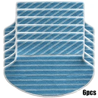 6 x microfiber pads mop cloths for blaupunkt bluebot xsmart robot vacuum cleaner household cleaning appliance