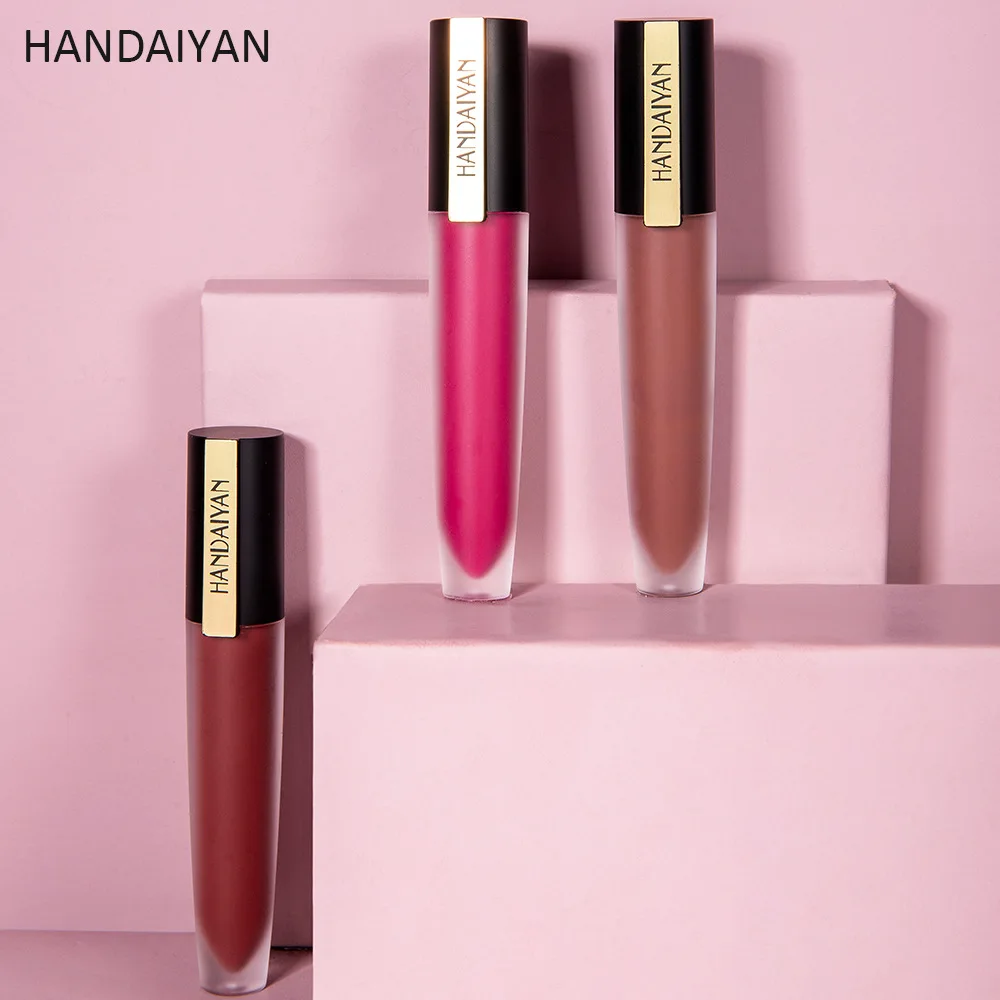 12 цветов жидкая матовая бархатистая Помада для губ Губная помада