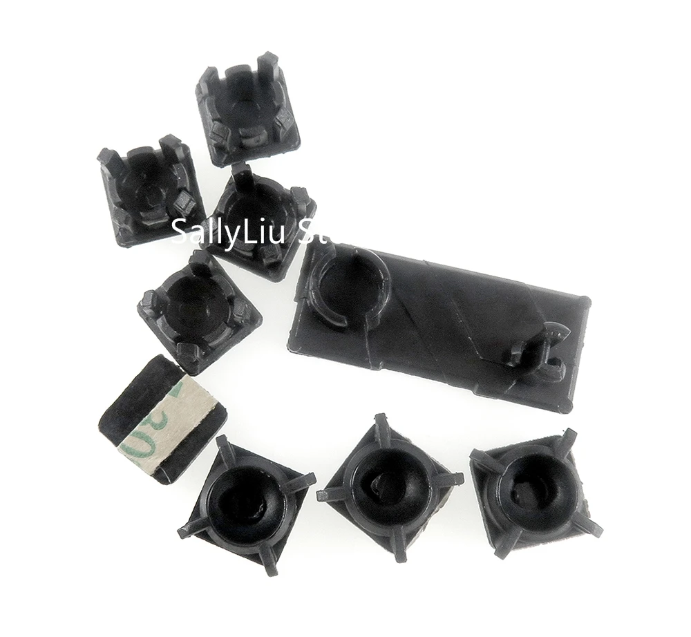 9 in 1 Rubber Feet Cover Set Plastic Bottom Screw Covers Spares set For PS3 Slim Full dust plug cover | Электроника