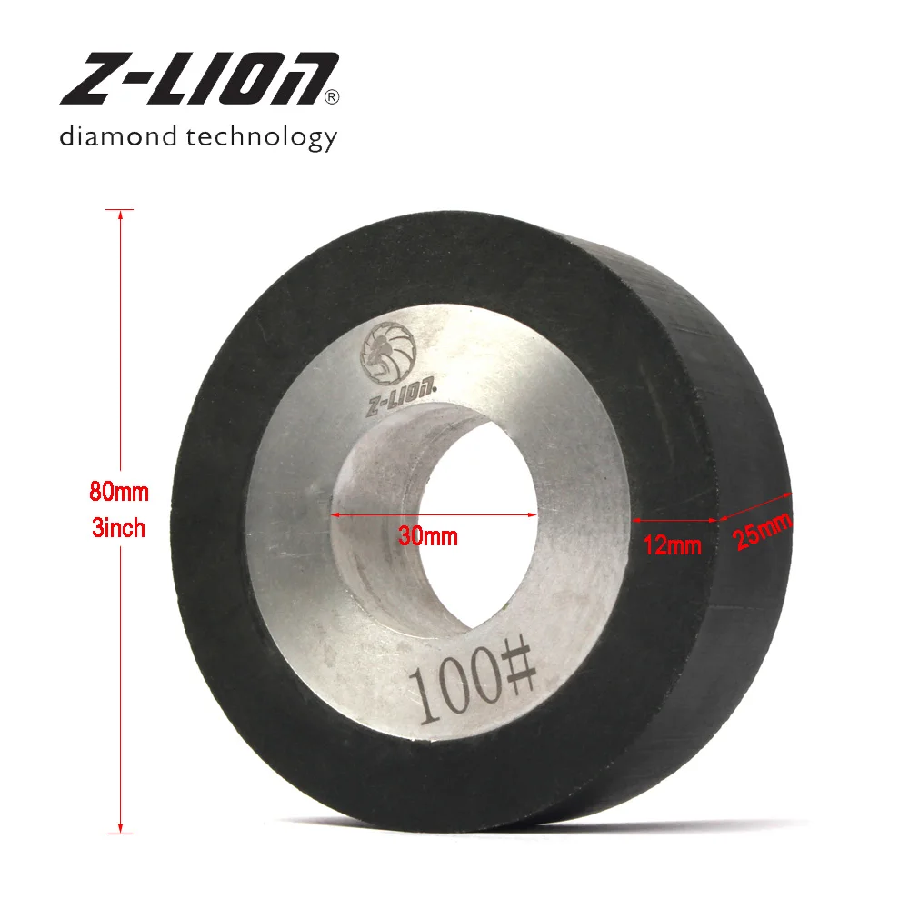 Бриллиантовый шлифовальный круг Z-LEAP 1 шт. 80 мм 3 дюйма режущий диск из смолы мрамор