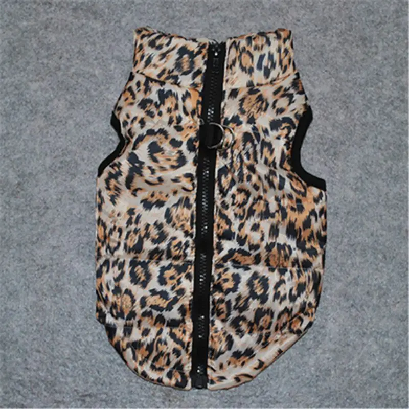 

Puppy Dog Padded Zip Jacket Warm Vest Harness Clothes Pet Coat Jacket Apparel New arrive 2020