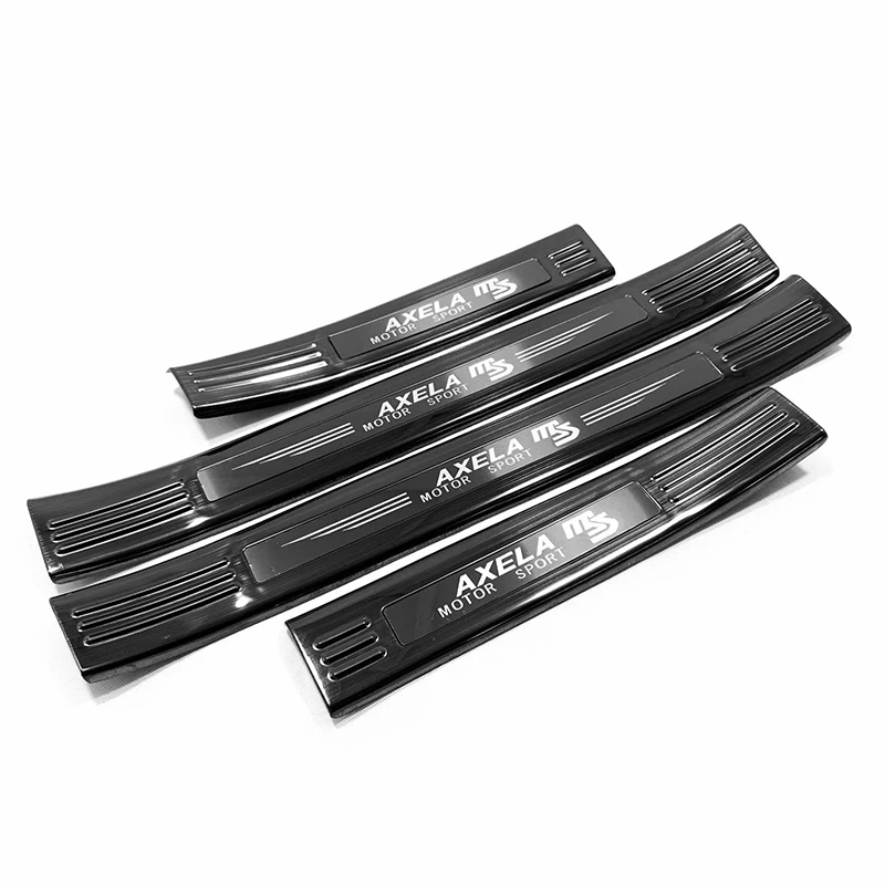 

For 2020 2021 Mazda 3 Accessories Stainless Car Interior Door Sill Scuff Plate Kick Guard Pedal Threshold Step Protector Cover