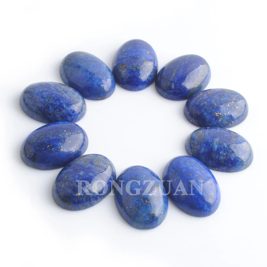 RONGZUAN Бесплатная доставка россыпи натуральных Lapis Lazuli драгоценные камни Овальный