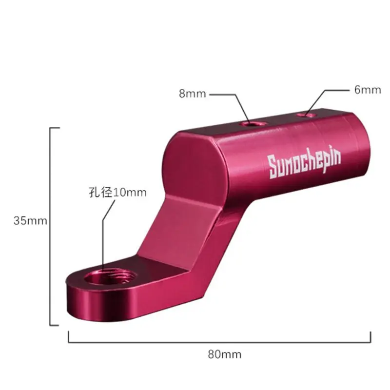 

Motorcycle Expansion Rack Rear View Handlebar Mirror Mount Adapter Motorbike Light Bracket Phone Holder Stand