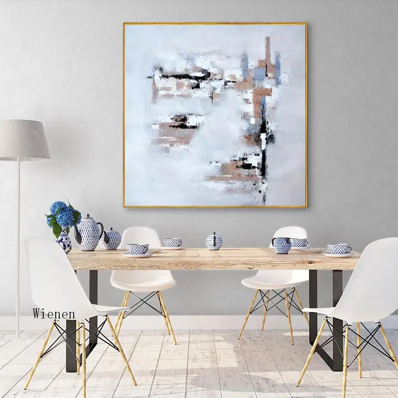 

Scandinavian Style Poster Abstract Wall Art Canvas Painting Artistic Conception Oil Painting Prints Picture for Home Decor