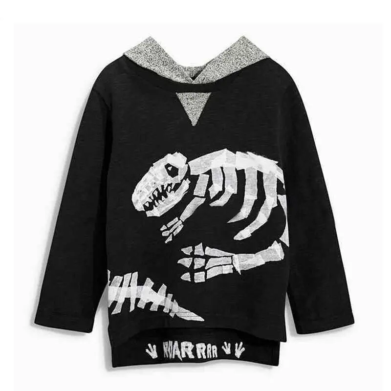 AU Stock Baby Boy Kids Dinosaur Hooded Clothes T-shirt Pullover+Pants Outfit Set | Детская одежда и обувь