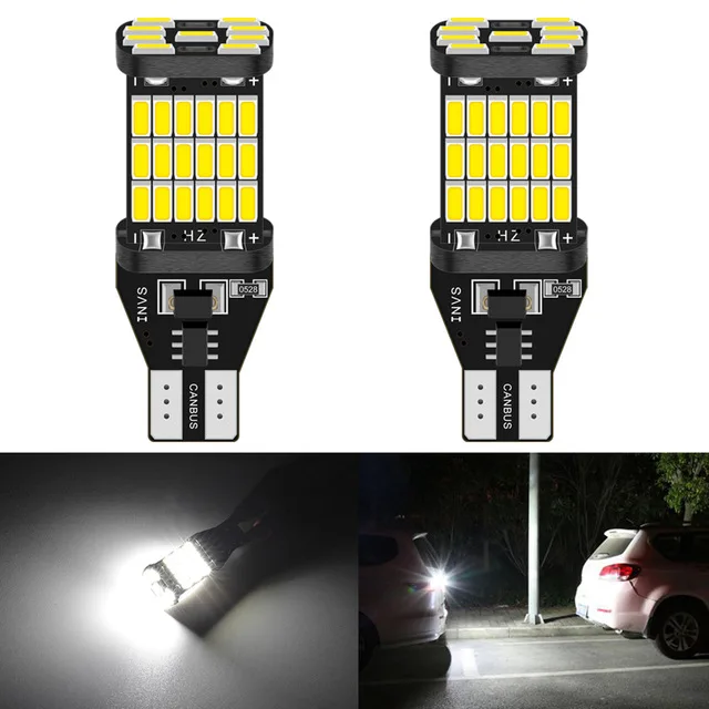 

Katur 2 шт. 1200Lm T15 W16W светодиодные лампы Canbus 920 912 4014SMD белые 12 В светодиодные фонари заднего хода для BMW Mercedes Benz W203 W211 W204