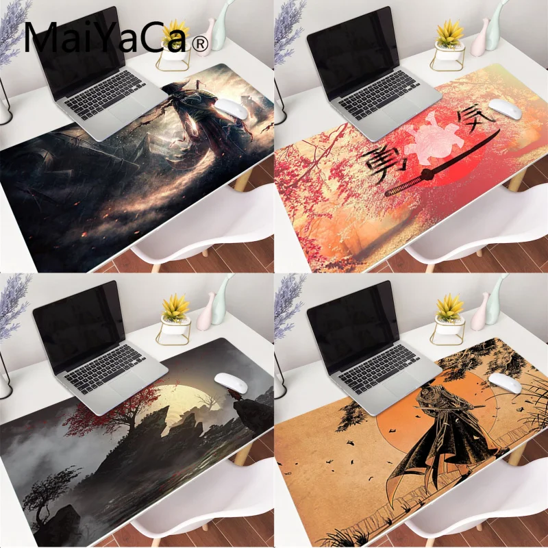 

Япония Самурай Аниме Коврик для мыши планшетный компьютер мышь игровой стол коврик для мыши размеры xl xxl 600x300 мм для геймера, бесплатная дост...