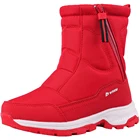 Детские теплые флисовые зимние ботинки для детей Нескользящие ботинки для девочек Детская Водонепроницаемая тканевая дизайнерская обувь для мальчиков резиновая обувь для зимы