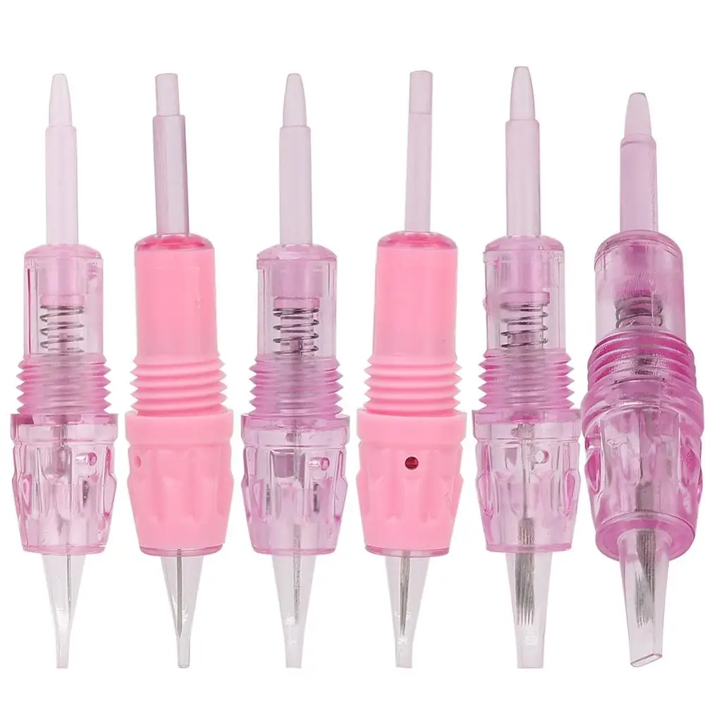 

10PCS Disposable Tattoo Cartridge Needle Fit For Charmant Tattoo Machine Semi-Permanent Makeup Eyebrow Tattoo Screw Needle DR 5F