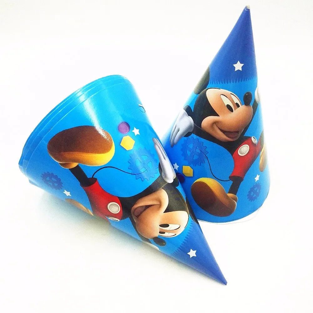 Вечерние салфетки с Микки Маусом Минни Маус тарелки воздушные шары соломенные