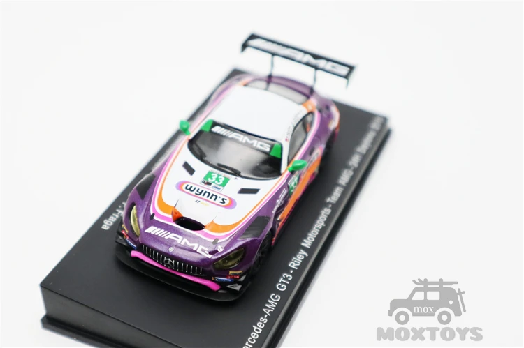 Модель автомобиля Отлитая под давлением Spark 1:64 AMG GT3 No.33 24H Daytona 2019 | Игрушки и хобби