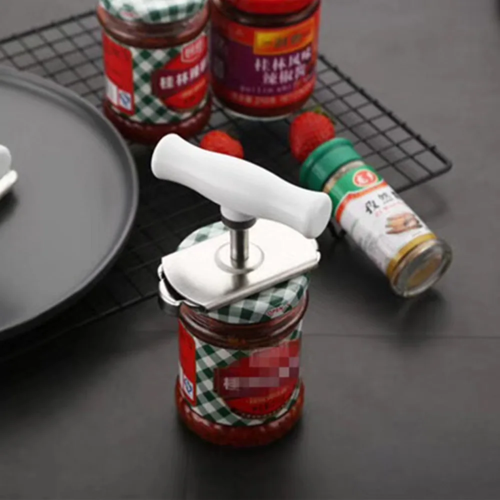 

Can Opener Jar Bottle Adjustable Manual Stainless Steel Easy Kitchen Tool