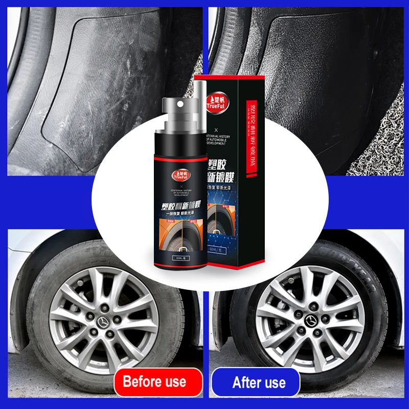 60 мл автозапчасти восстановитель агент интерьер кожа очиститель ремонт уход за