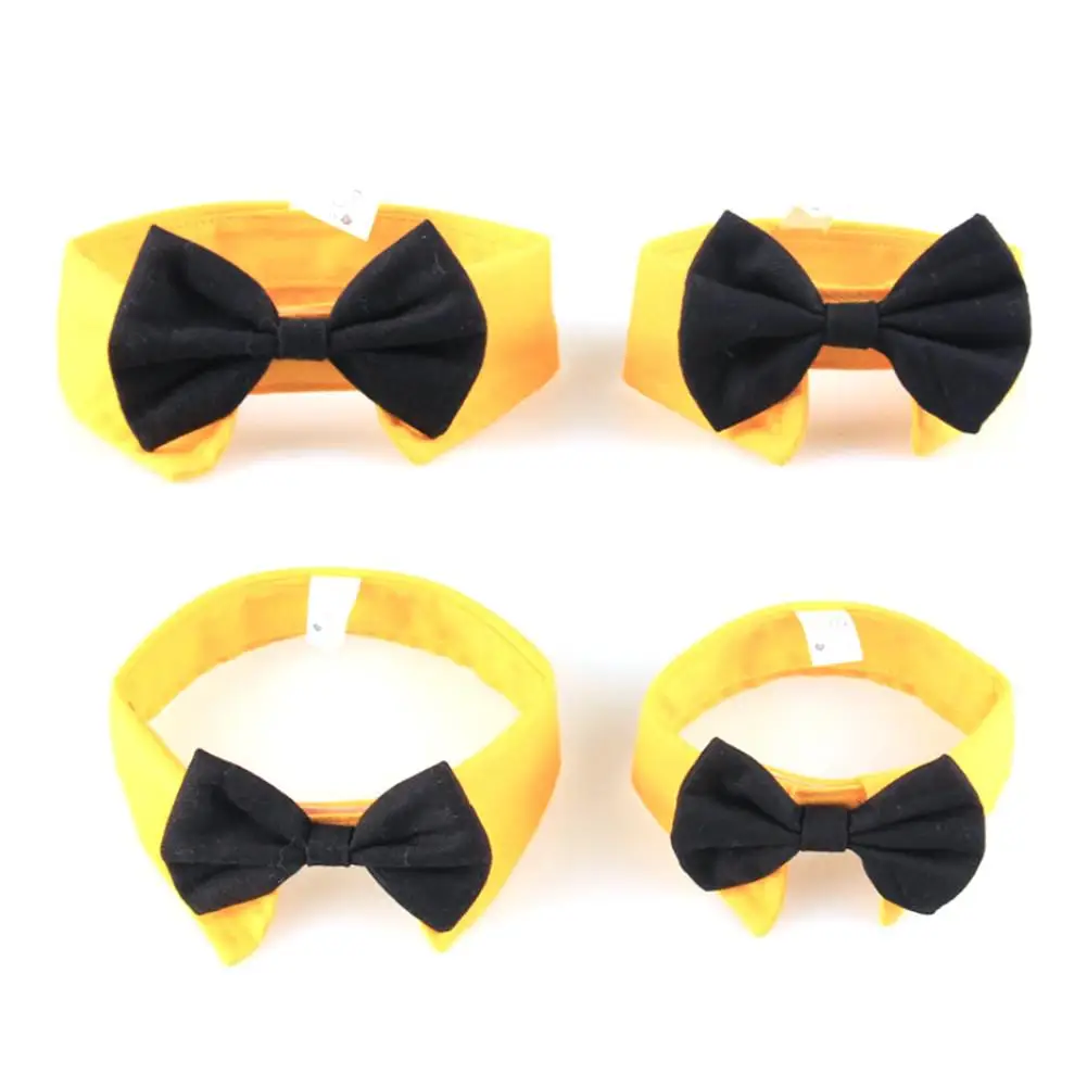 

Pet Dog Clothing Cute Cotton Pet Tie Puppy Tie Adjustable With Cute Bow Tie Pet For Medium Large Dogs 33/39cm