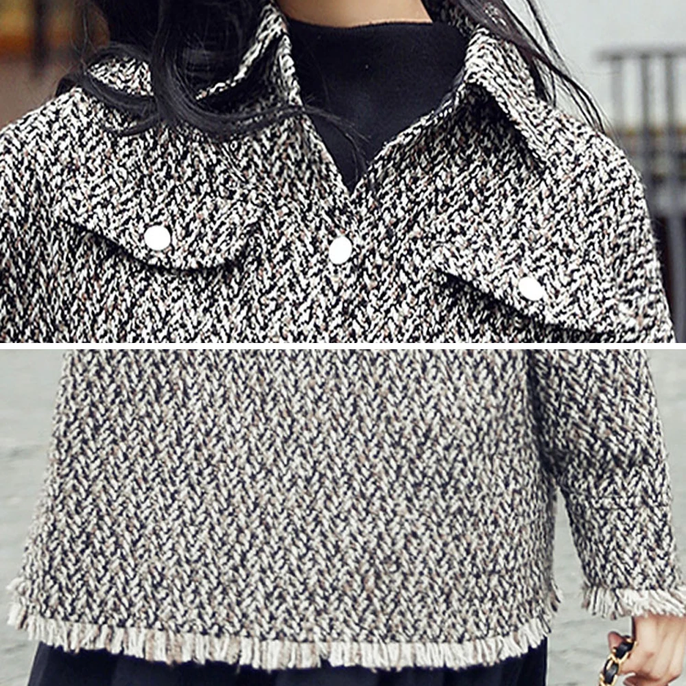 Осенние куртки для женщин винтажная куртка пальто Офисная элегантная верхняя