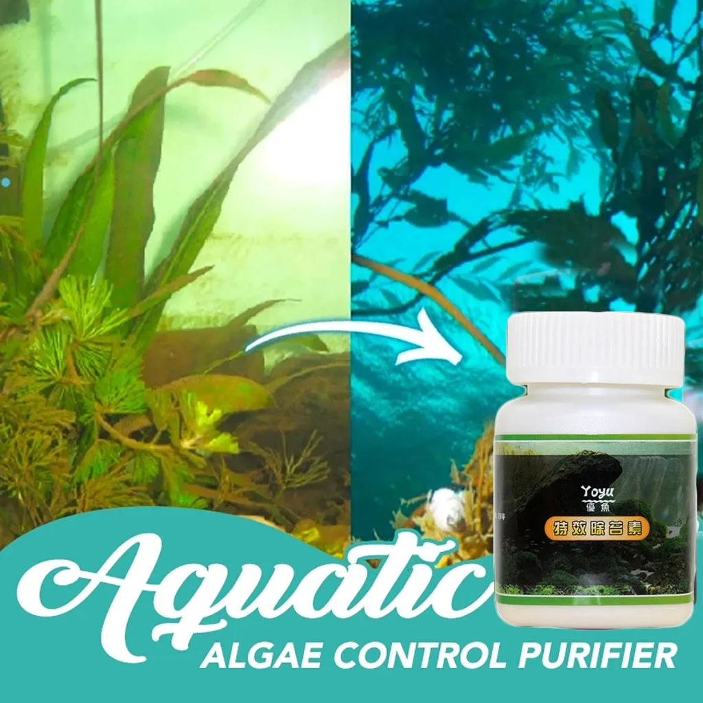 High Capacity Aquarium Algaecide Aquatic Algae Control Algae Detergent Purification Water Hot Selling Support Wholesale