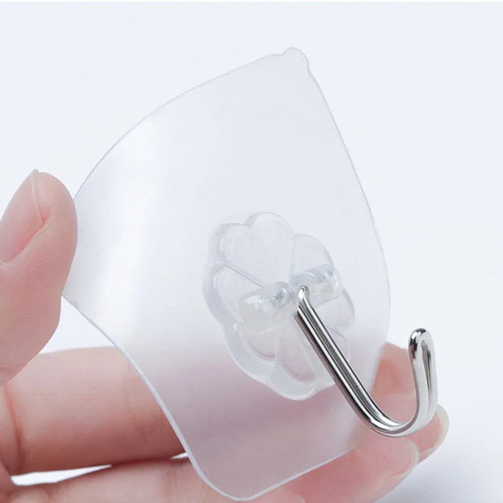 

6x Strong universal Transparent Suction Cup Sucker Wall Hooks Hanger For Kitchen Bathroom daily life Use High Quality Hook A60
