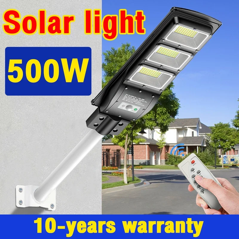 

Светодиодный уличный фонарь на солнечной батарее, 300 Вт, 500 Вт